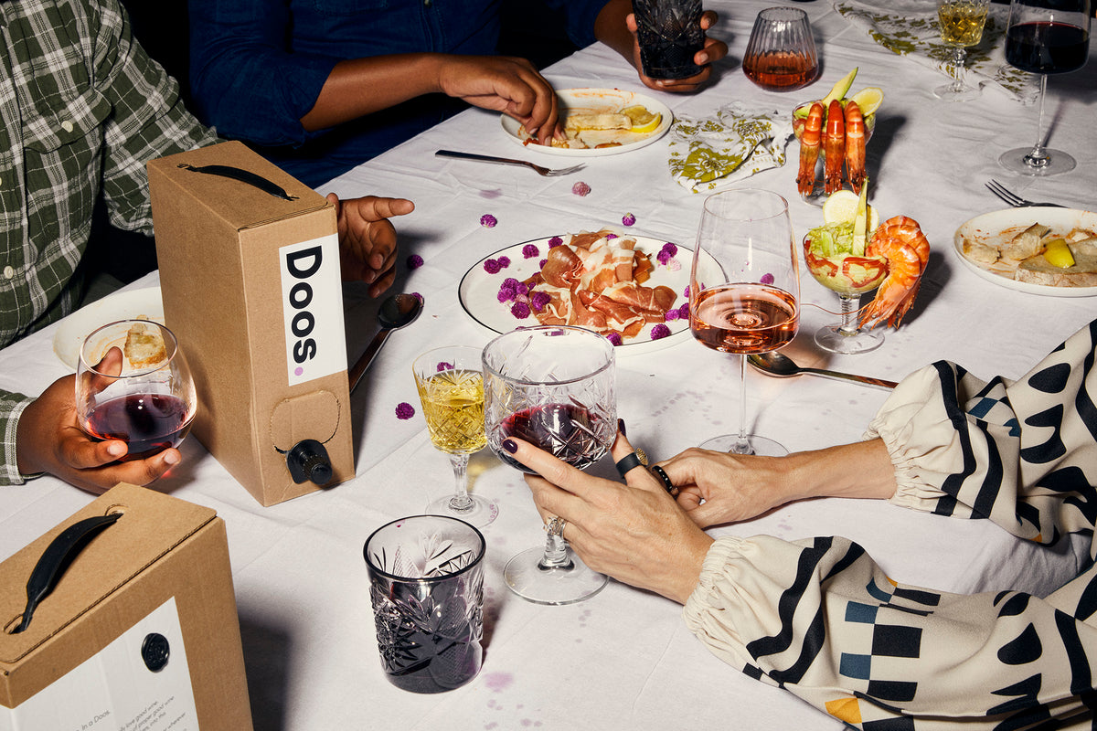 Sample Doos Proper wine. In a box. – Doos